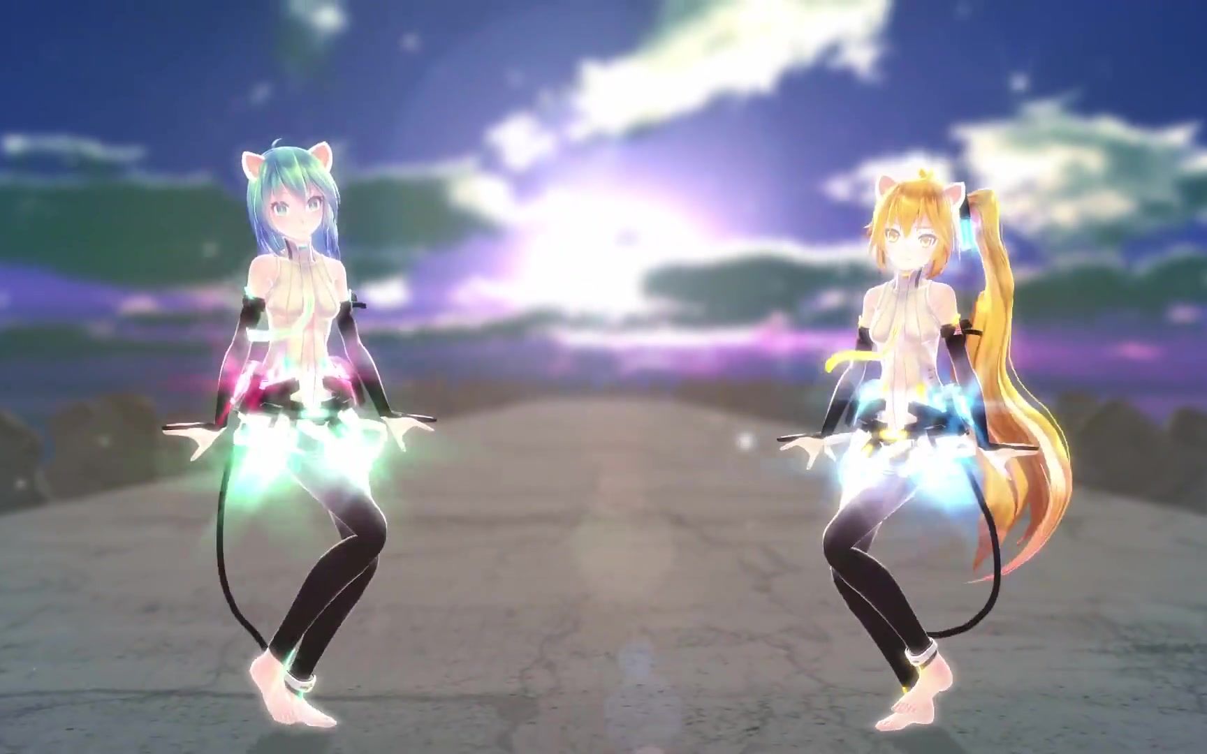 mmdtda式改变append服猫耳初音miku亚北neru