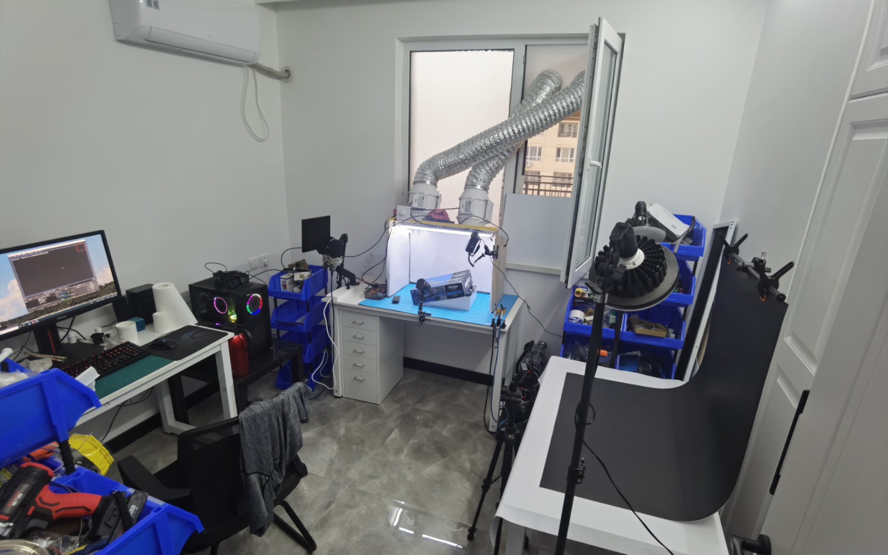 【模型制作】带你康康胶佬的新工作间