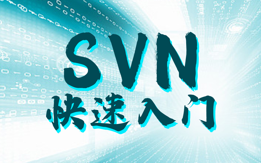 SVN快速入门教程程序员必备的SVN版本控制工具哔哩哔哩bilibili