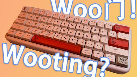 官方双语】 你买我真推荐- Wooting 60HE线性磁模拟轴游戏键盘#科技过电 