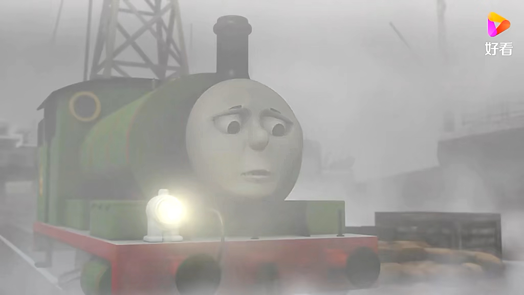 托马斯:培西遇到亨利,向他打探怪物踪迹,亨利给他指向前方