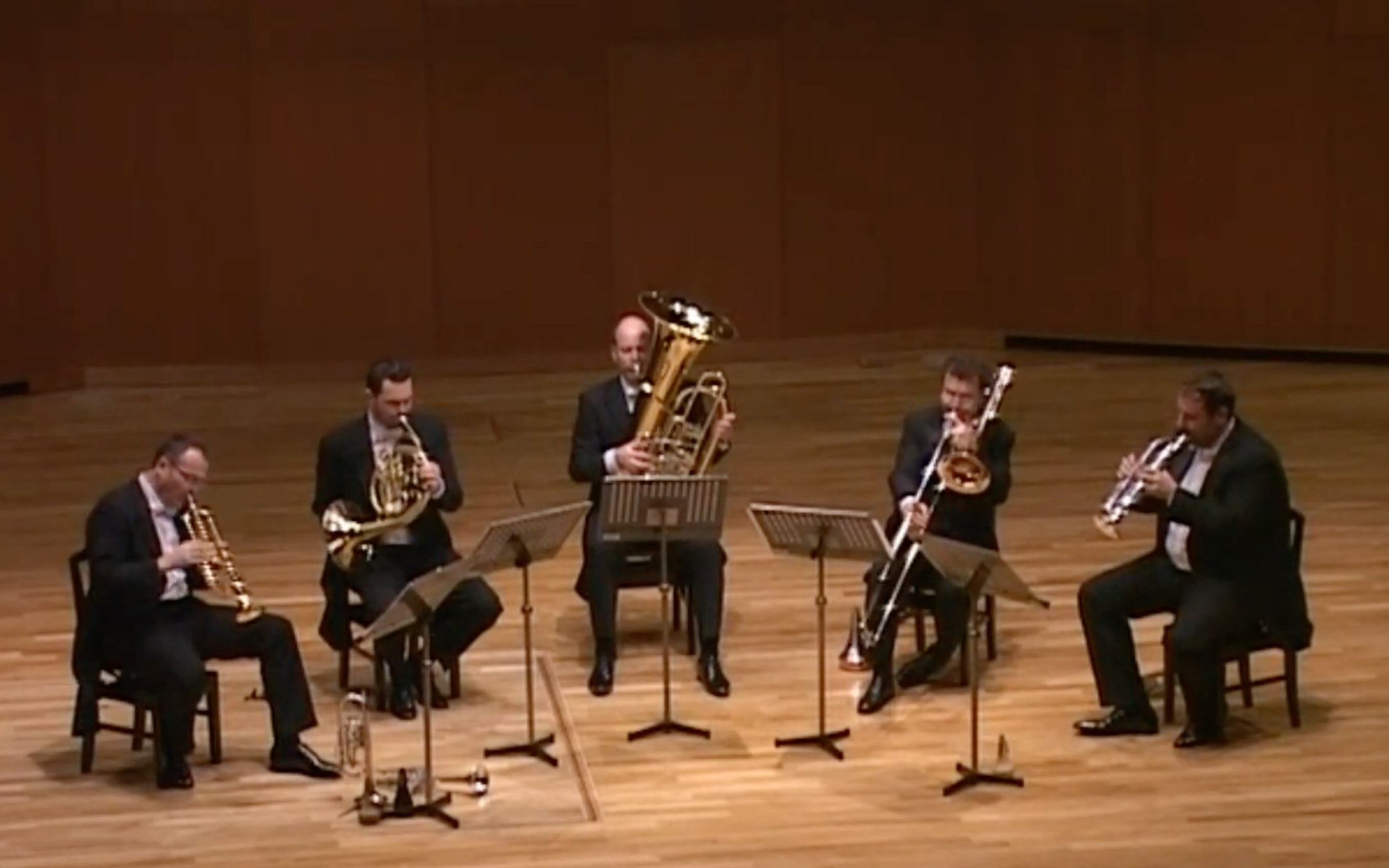 [图]【铜管五重奏】Wien-Berlin Brass Quintet - 德沃夏克《幽默曲》