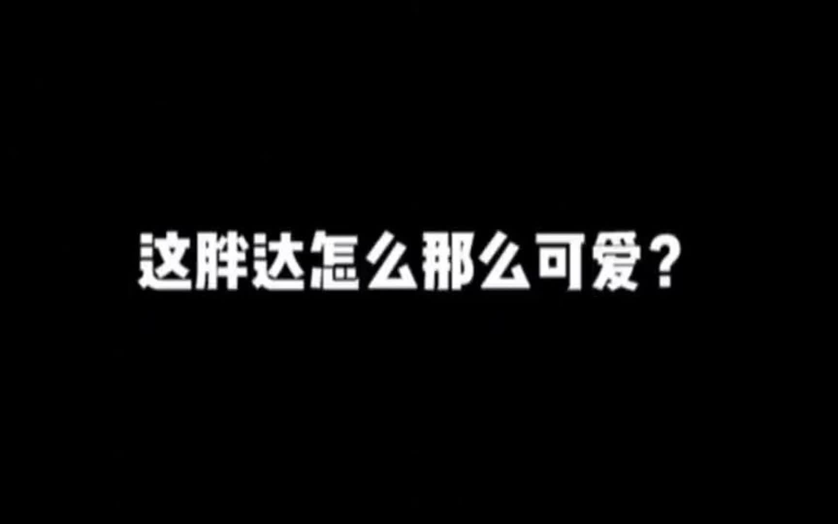 這野生胖達怎麼那麼可愛?情侶日常戀愛小萌妹妹