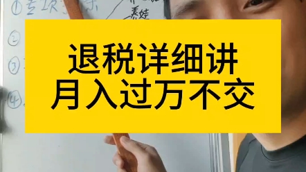 退税知识详细讲,退税4大项7小项,个人所得税年度汇算第4大项是捐赠:推荐陈行甲#退税 #退税指南 #个税起征点 #个税专项扣除 #个人养老金哔哩哔哩...