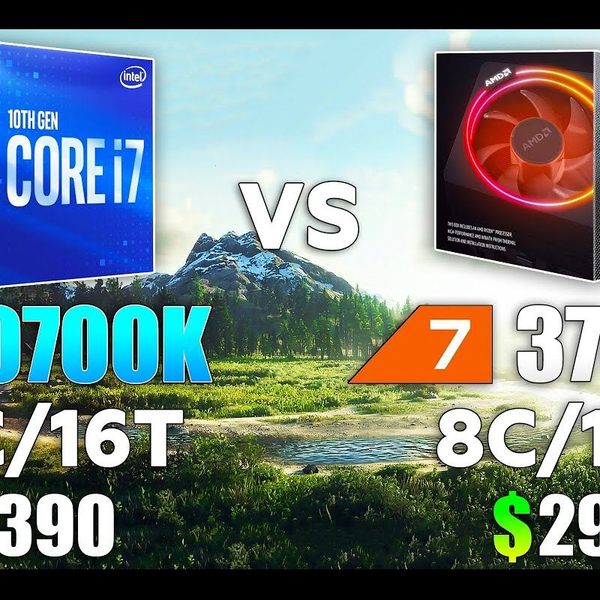 对比】Core i7 10700K vs Ryzen 7 3700X 十款游戏对比测试！_哔哩哔哩_