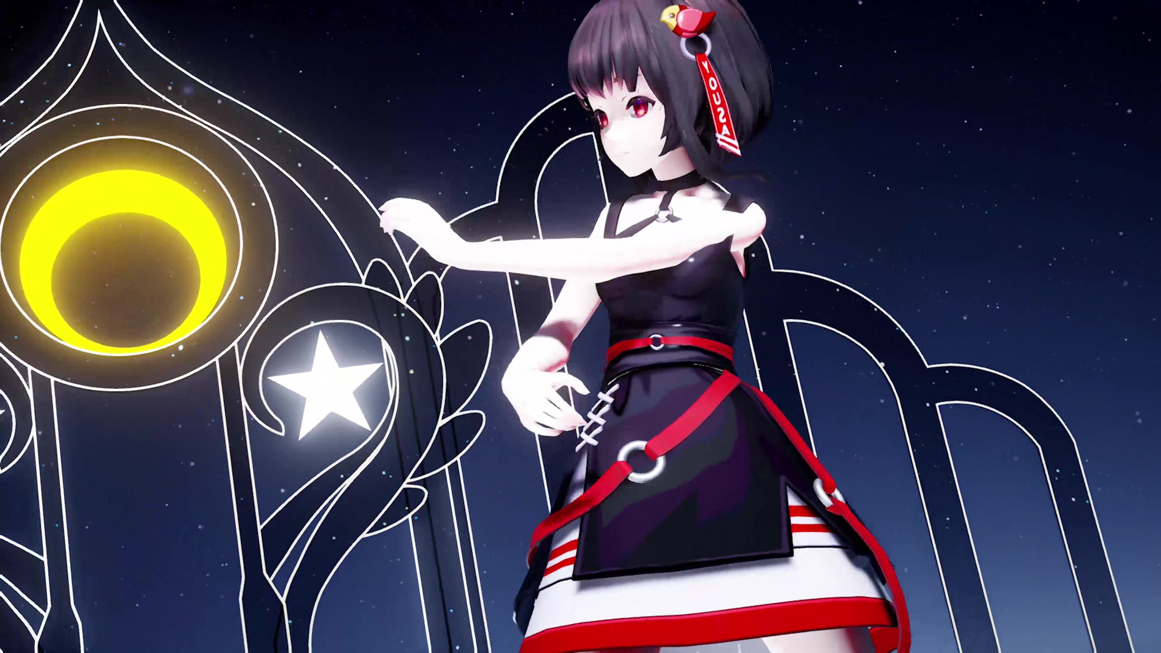 【all around the world】-泠鸢yousa-朋克少女 mmd(ray渲)_哔哩哔哩