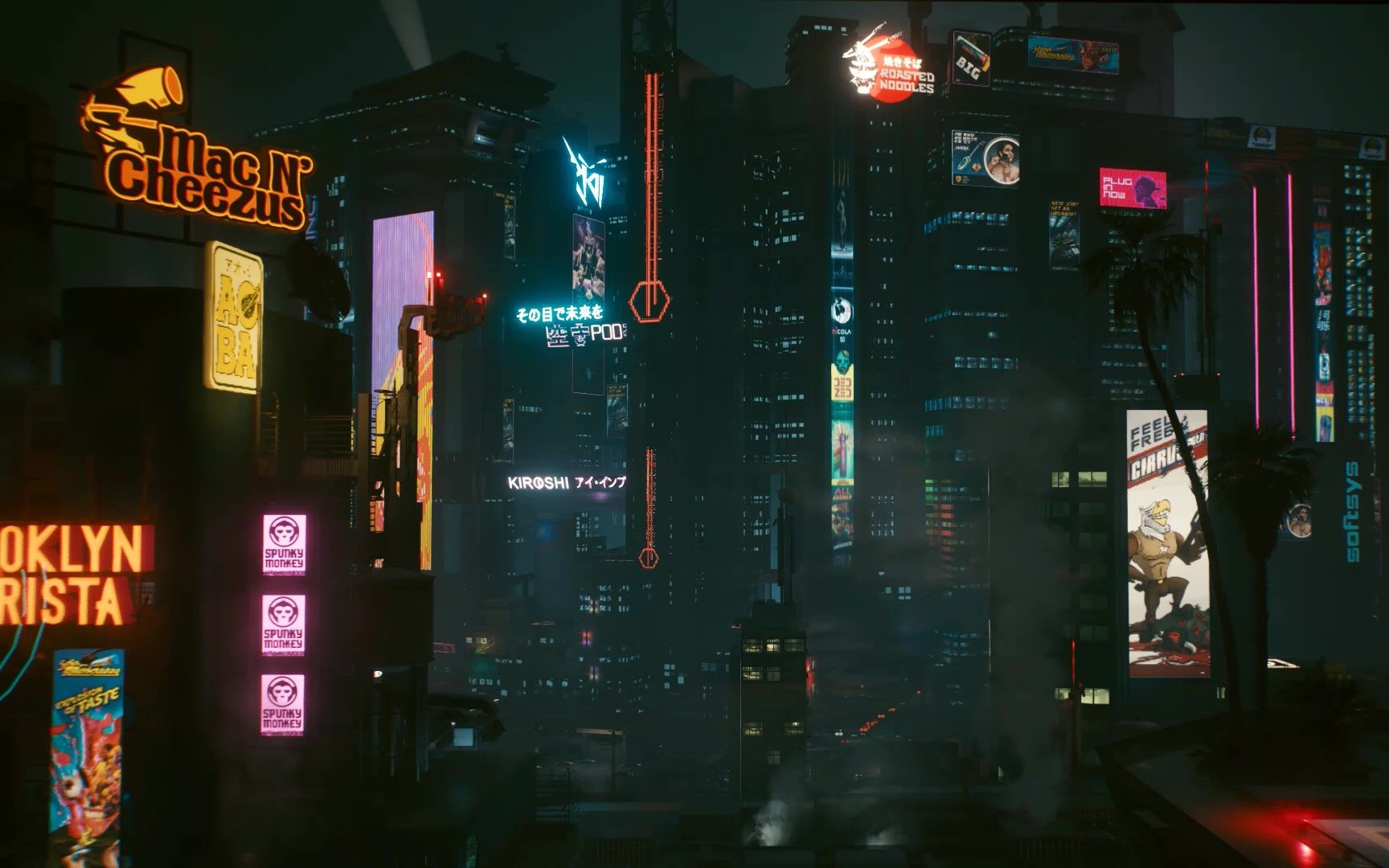 【Cyberpunk2077】赛博朋克2077V的公寓窗户夜景 动态壁纸赛博朋克2077