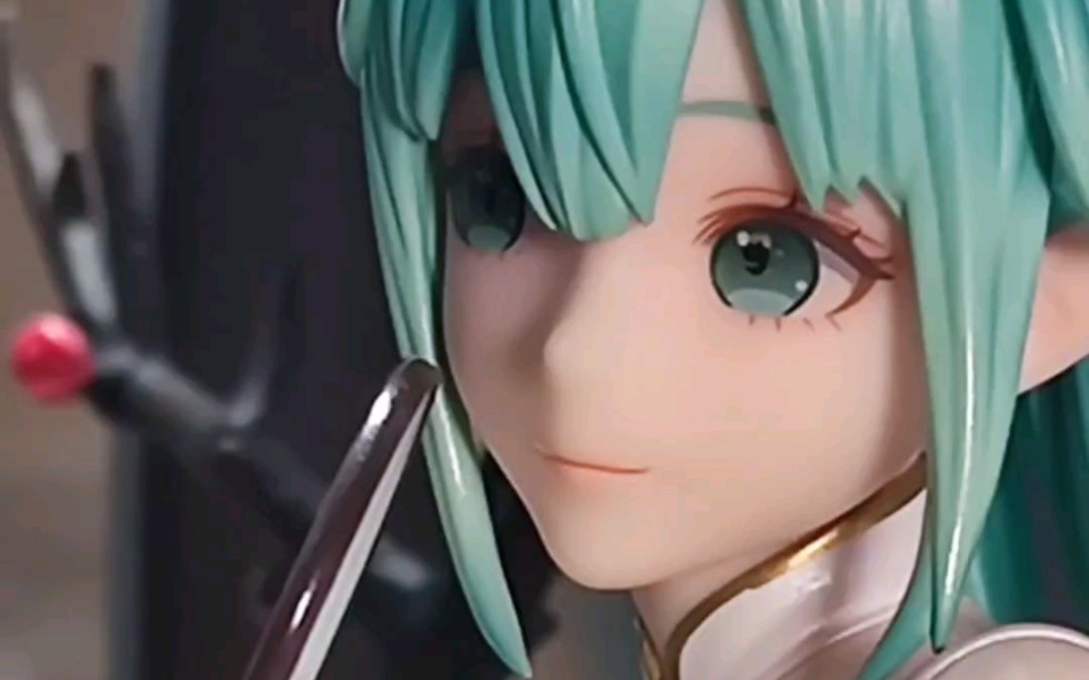 镜叔初音未来韶华 手办全方位细节返图