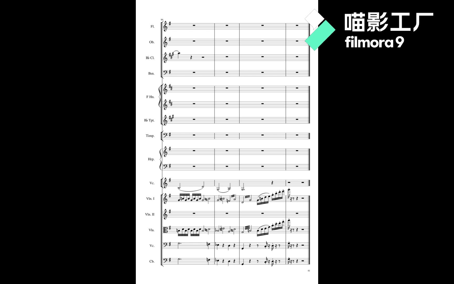 [图]2 Pieces for Cello and Orchestra, Wh.22 I. 原创作品：为大提琴和管弦乐队而作的两首曲子，作品22 第一乐章 如歌的行板