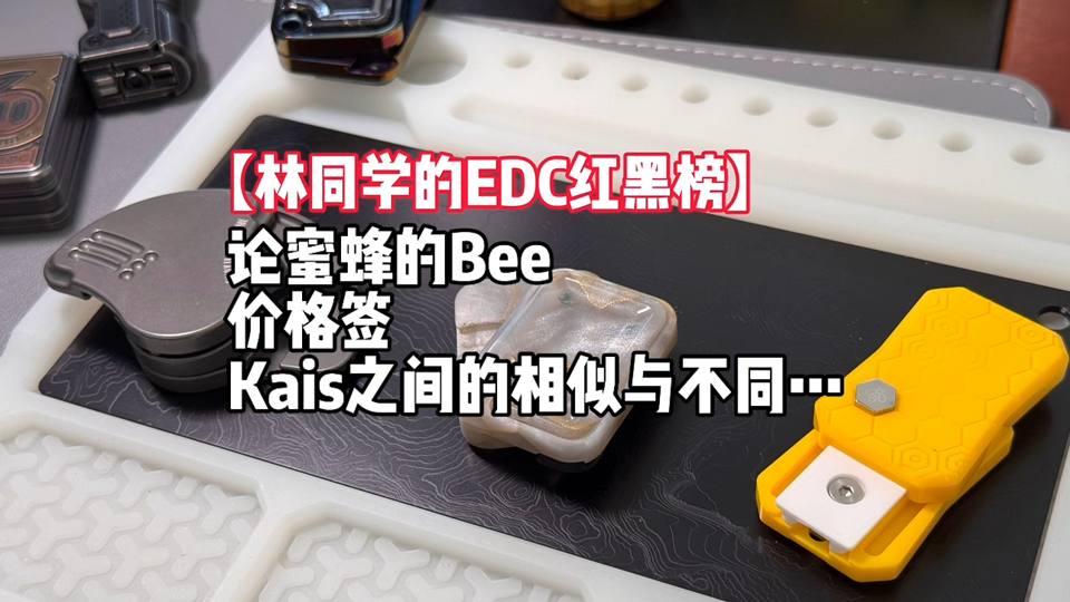 【林同学的EDC红黑榜】Bee的全网首测!价格签的新材质大赏!哔哩哔哩bilibili