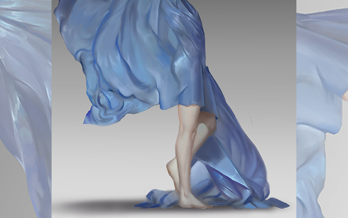 【板绘】丝绸质感厚涂画法不知道怎么画?快收藏一下!