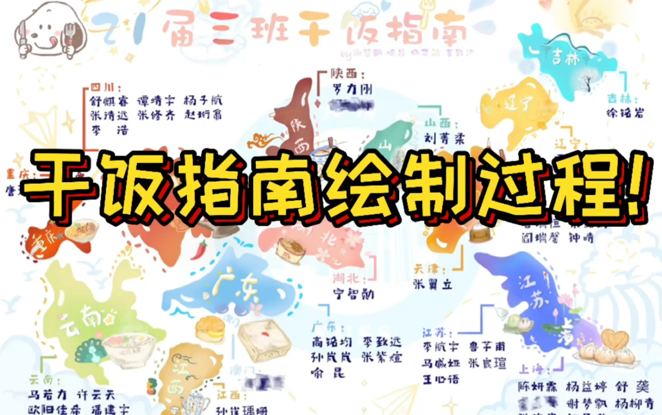 毕业啦!手绘蹭饭图哔哩哔哩bilibili