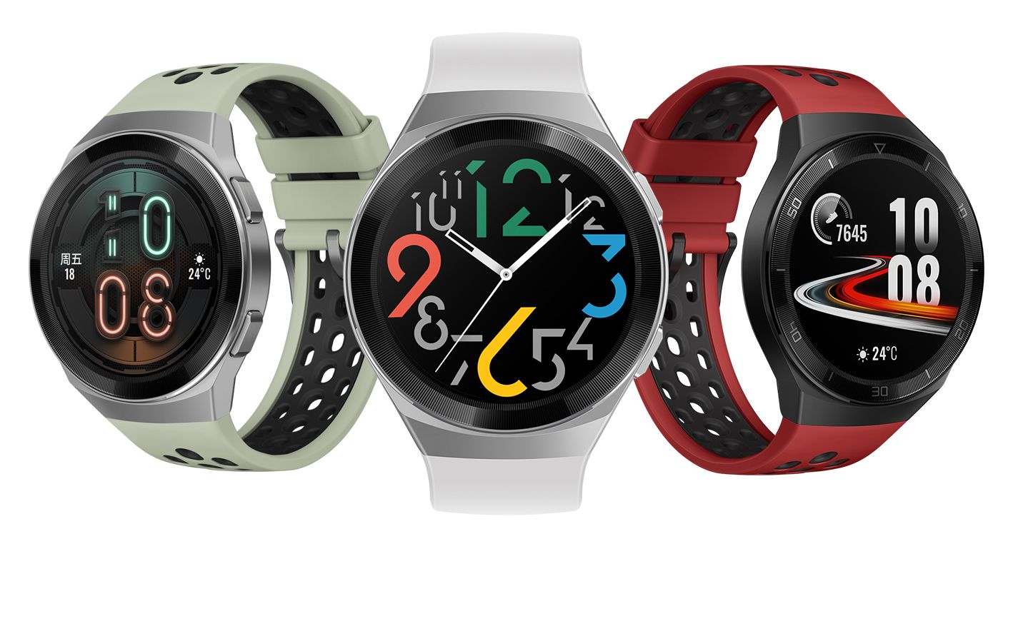 华为手表gt2e开箱上手huaweiwatchgt2e冰川白上手实感厚重皮实运动