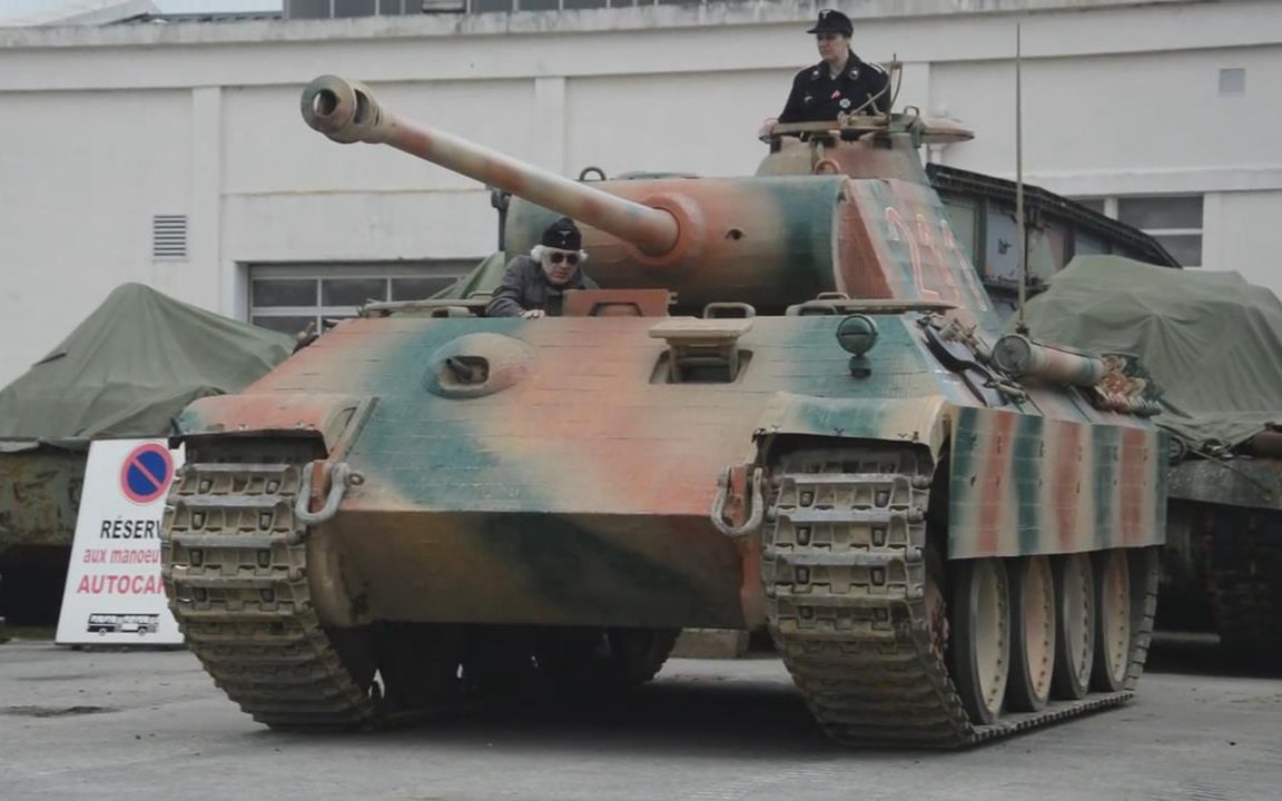 豹式坦克 - 近距离拍摄 (可动)