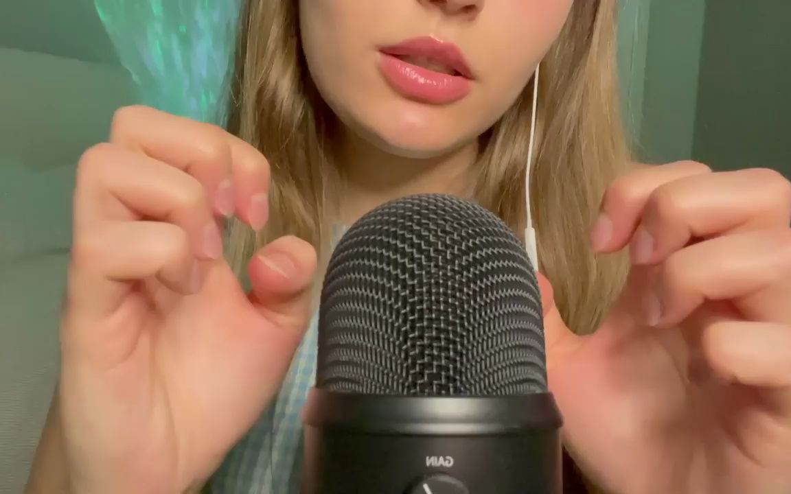 【 b asmr_助眠】我什么时候会刮擦麦克风? |预期的刺痛78