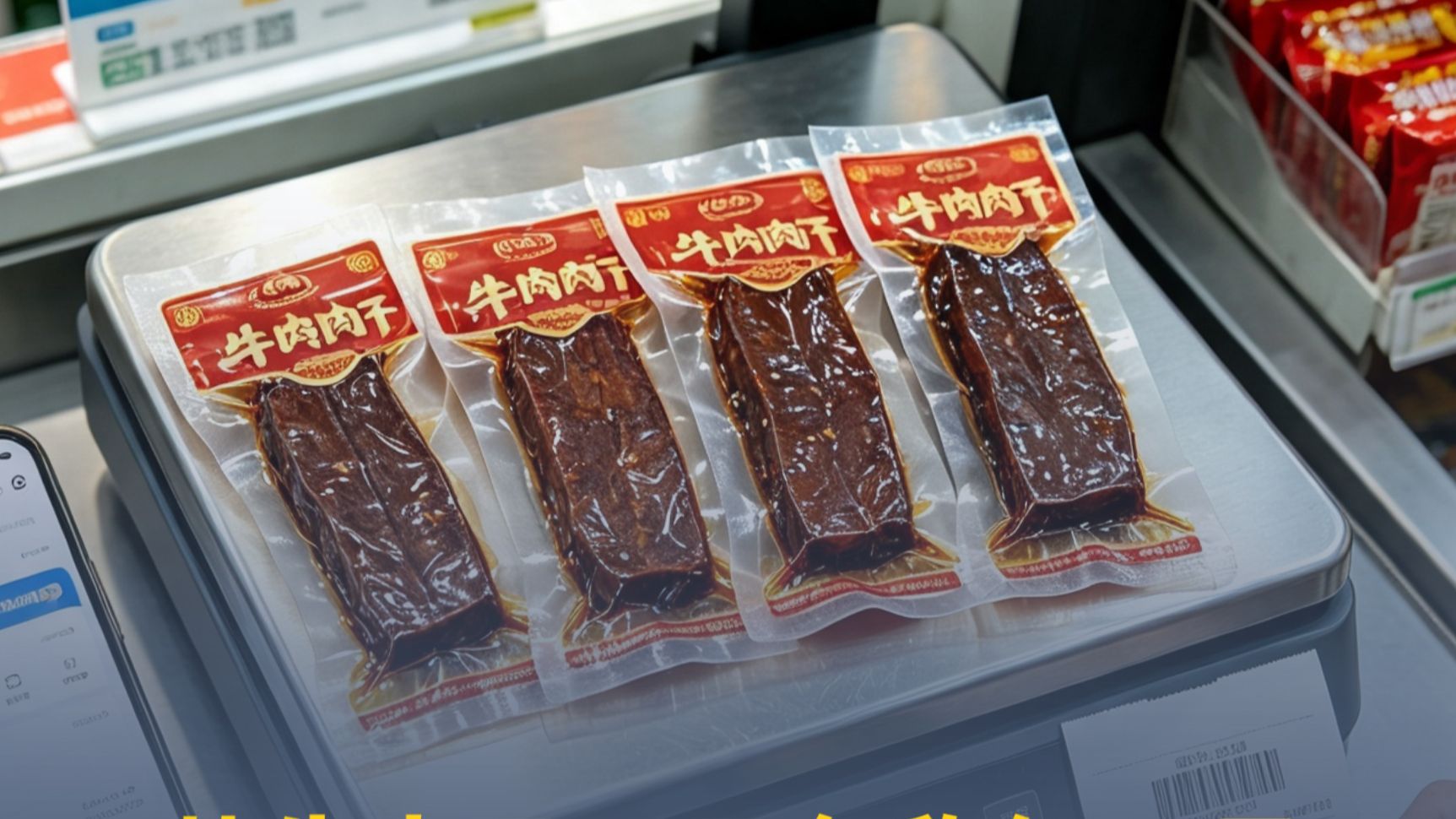 4块牛肉干64元 复称仅17元？