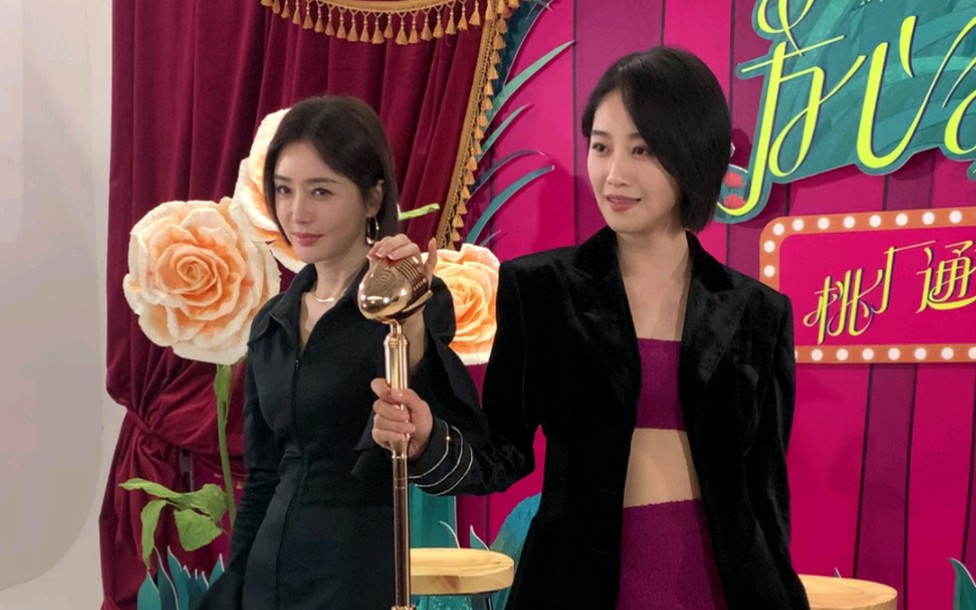 秦岚蓝盈莹同框合影 你喜欢哪一个