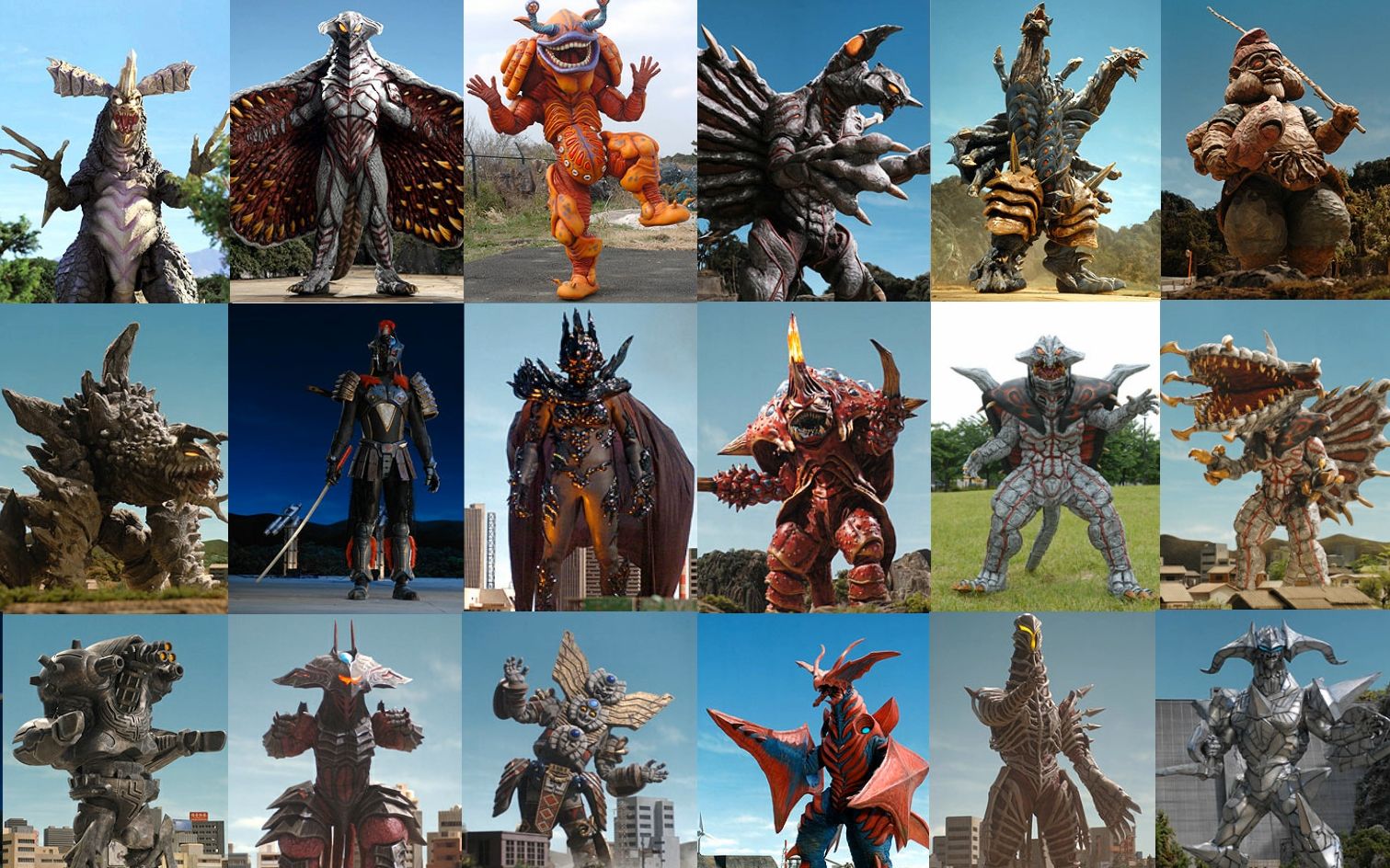 ultraman mebius kaiju 梦比优斯中登场の怪兽/宇宙人