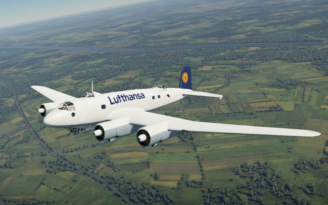 战争雷霆自制涂装fw200汉莎航空1936