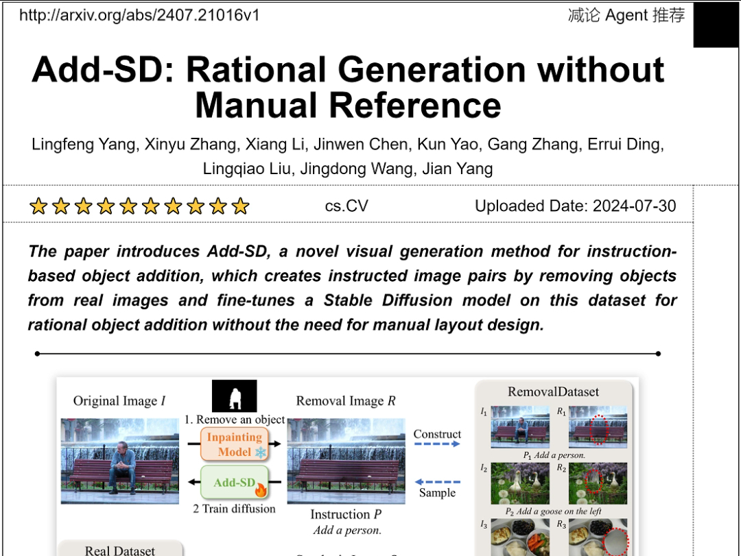 2024年7月31日Arxiv cs.CV发文量约70余篇,减论Agent通过算法为您推荐并自动化整理为卡片供您参考,预计为您节省30分钟浏览Arxiv的时间哔哩哔哩...