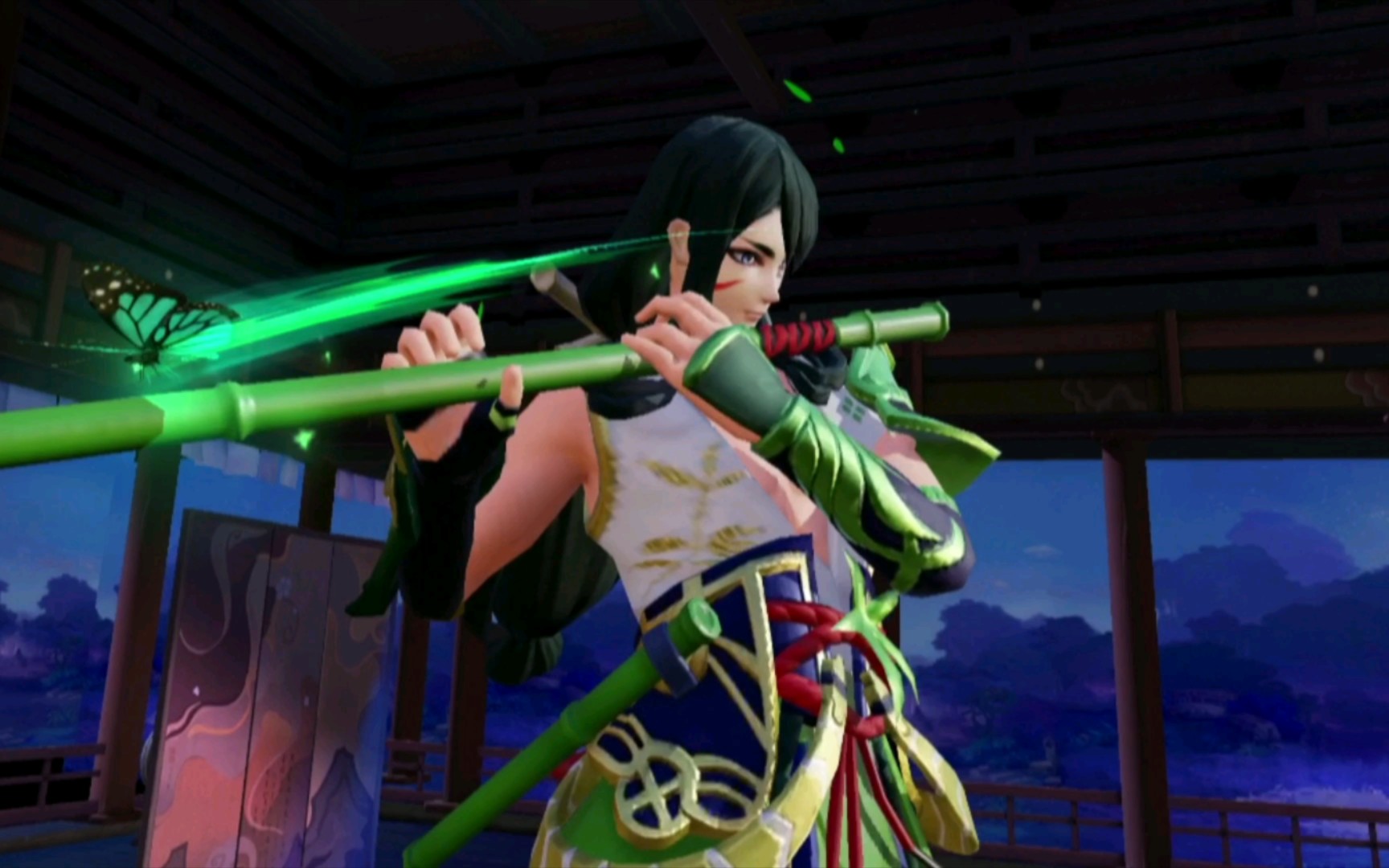 平安京翻新式神万年竹觉醒皮染色皮原皮中日英互动全语音特写密语礼盒