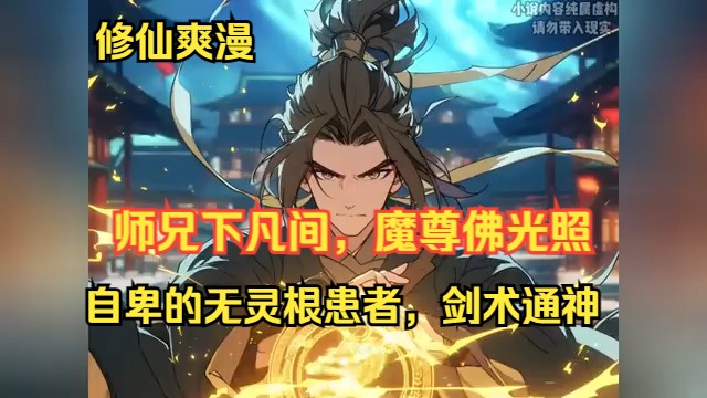 [图]【奇闻异录：《师兄下凡间，魔尊佛光照》】第1-84回王慧天，一名自认灵根尽失却剑术超凡的少年，自从他决定步出山门，人间便掀起了滔天波澜！ 魔界至尊闻风而动：“什