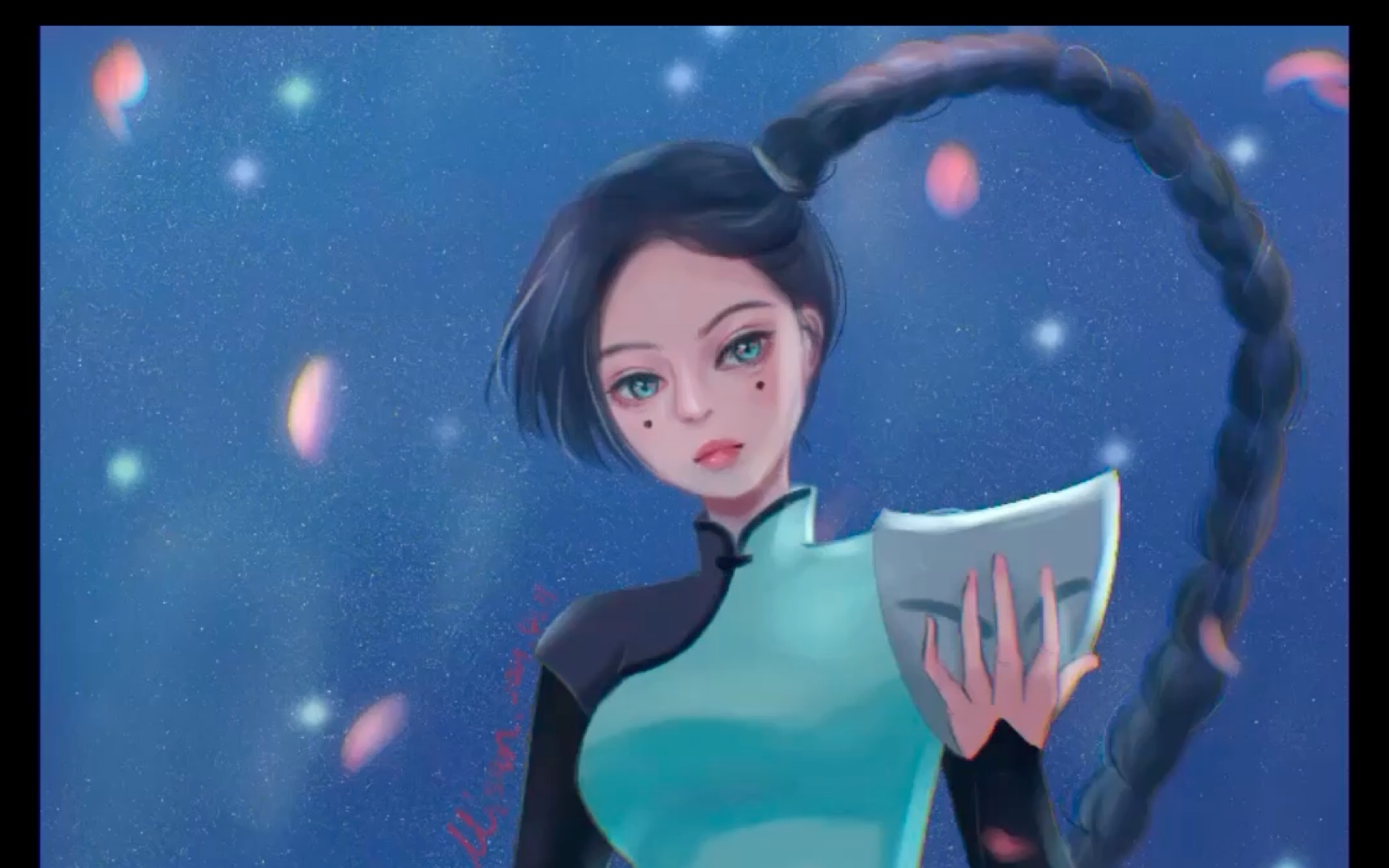 【procreate】梅花十三_哔哩哔哩 (゜-゜)つロ 干杯~-bilibili