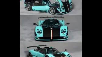 Download Video: 帕加尼760 RSJX 私人订制。1 18ar帕加尼车模改色改装采用 Almost Real Zonda Cinque 最为基础然后改色改装。套件均为手工制作