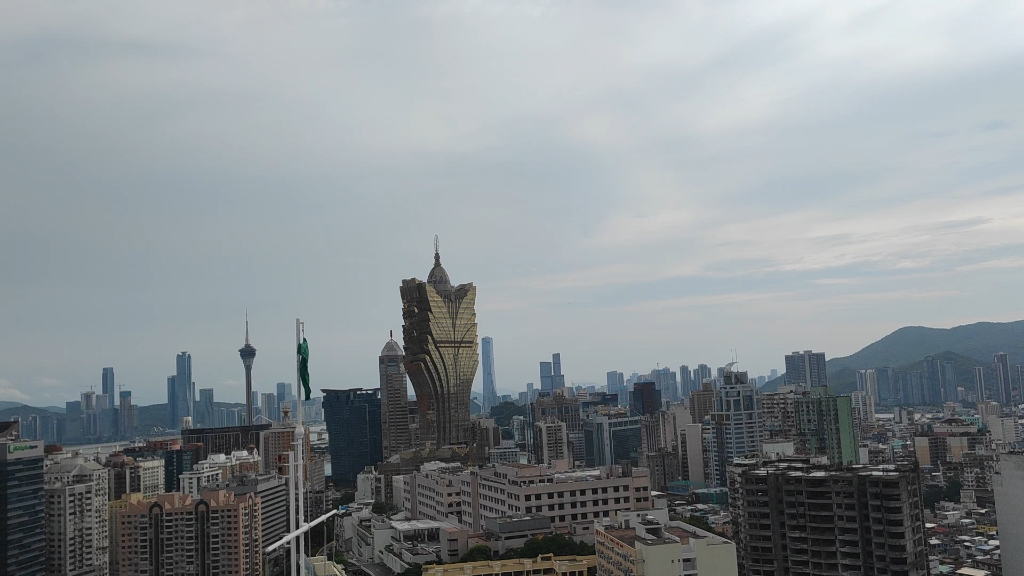 澳门东望洋灯塔开放日俯瞰澳门半岛