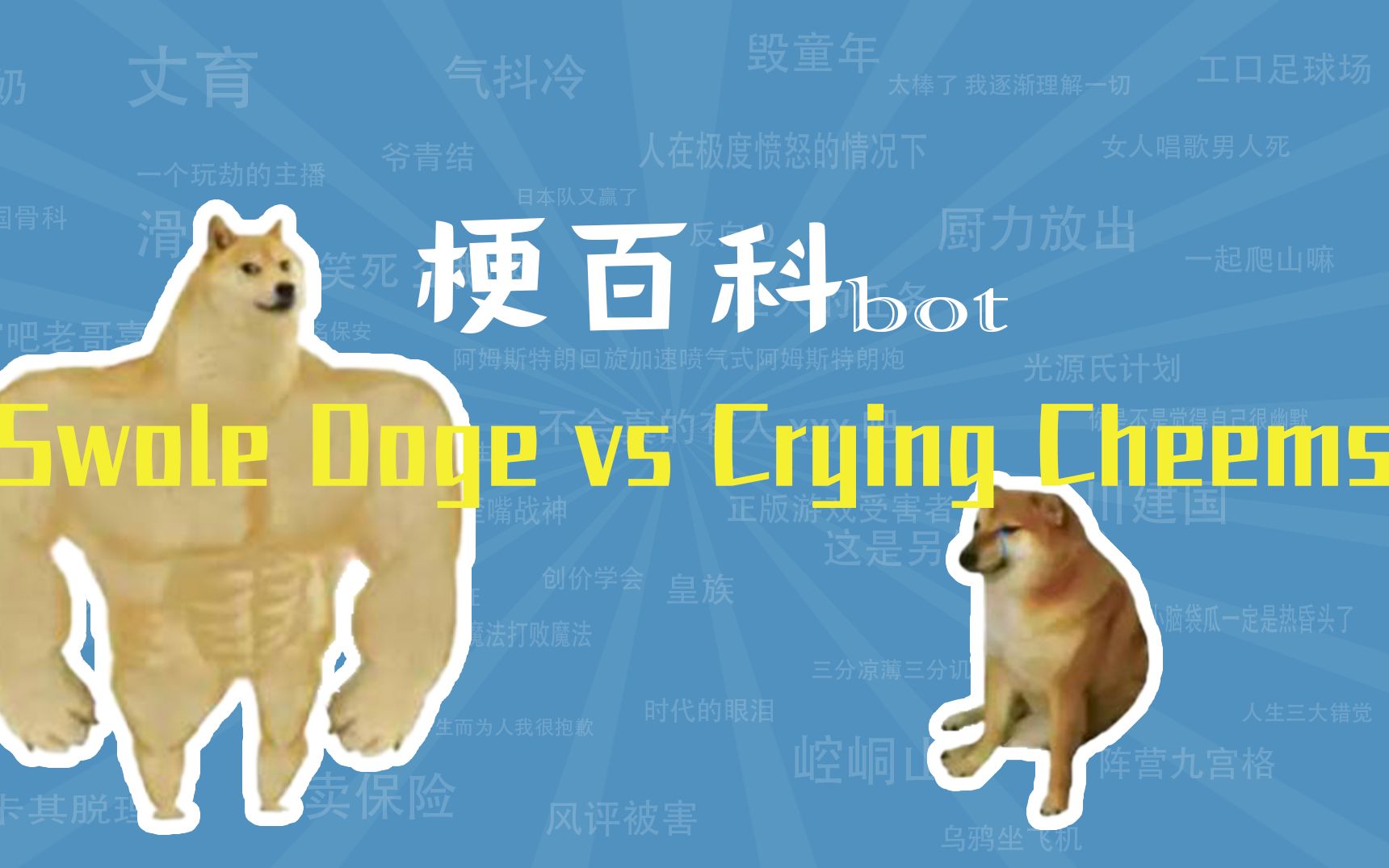 Swole Doge vs Crying Cheems是什么梗【梗指南】哔哩哔哩bilibili