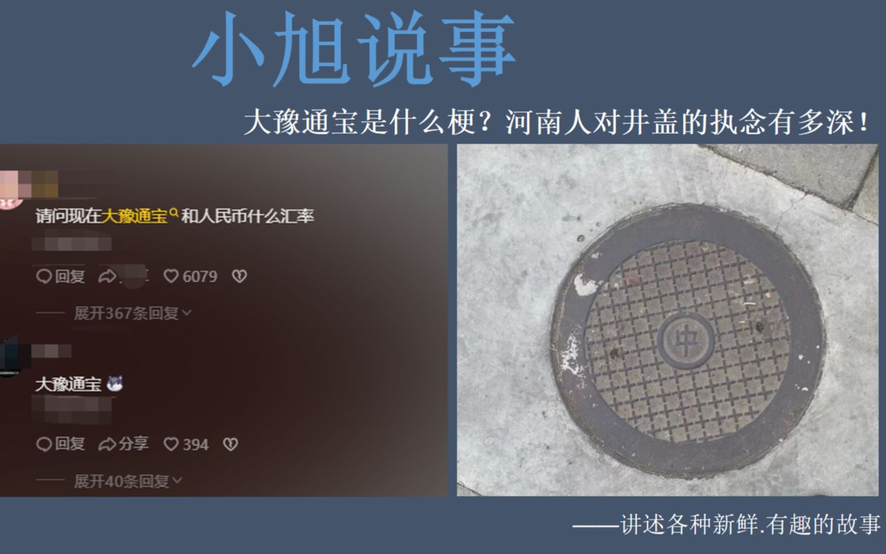 [图]大豫通宝是什么梗？河南人对井盖的执念究竟有多深！