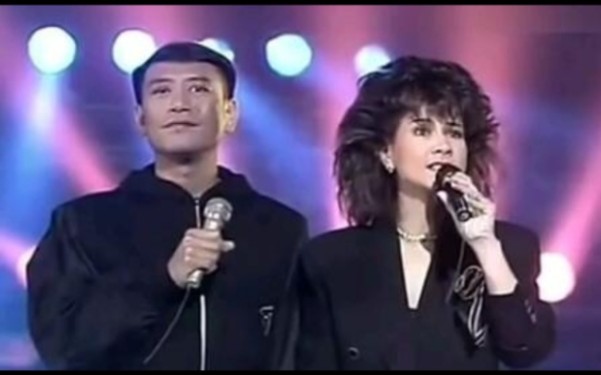罗文甄妮经典歌曲《世间始终你好》现场版,1997年南方卫视万众一心迎