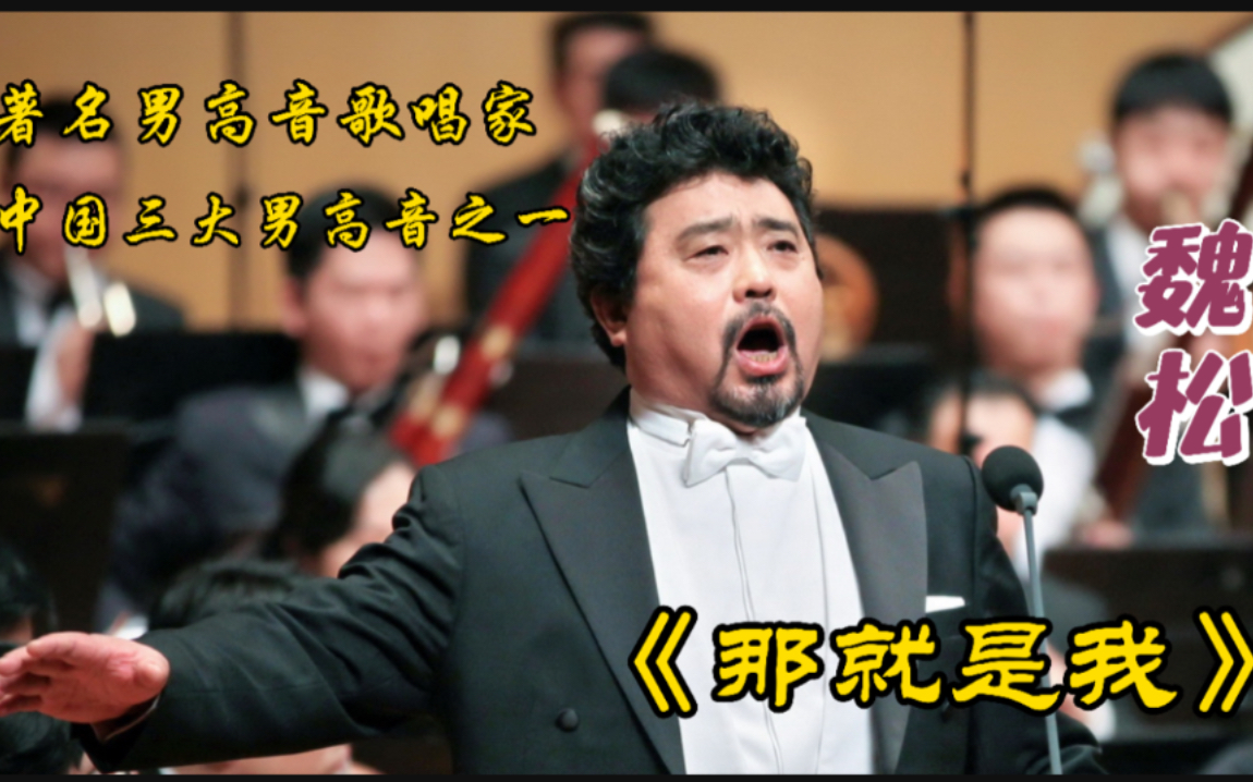 [图]中国最好的男高音！请欣赏魏松演唱的经典艺术歌曲《那就是我》