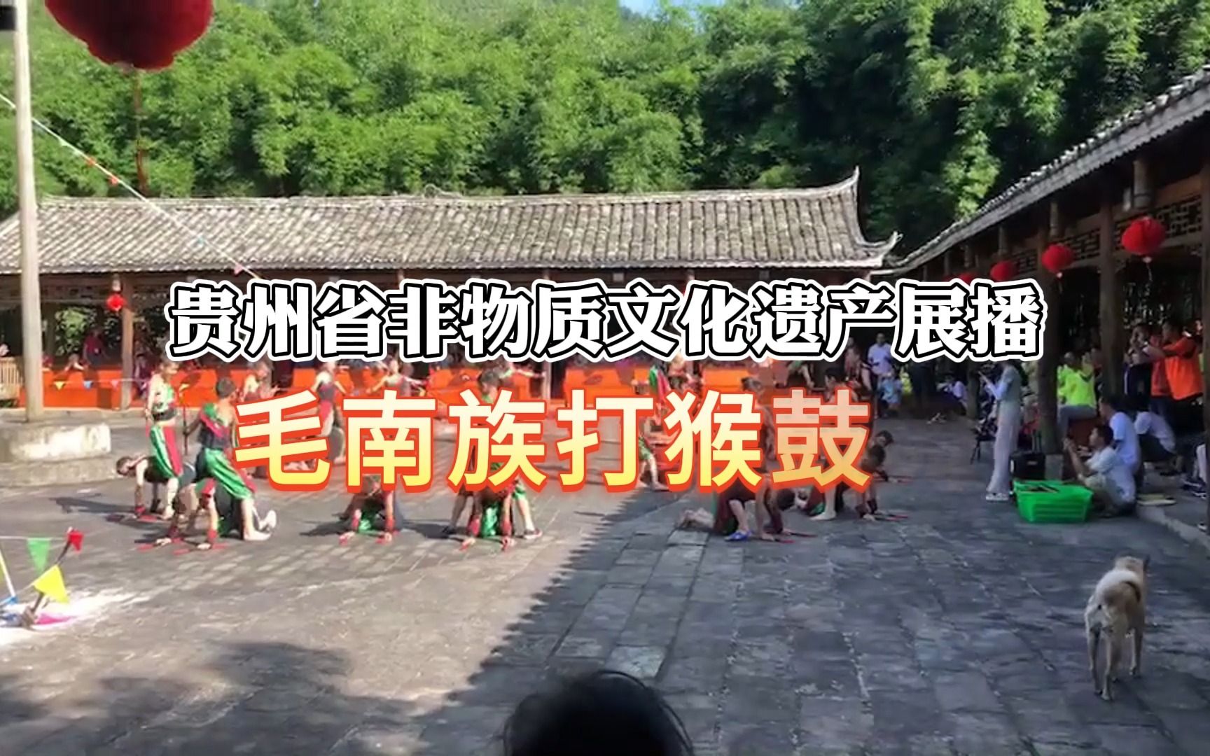 毛南族打猴鼓舞——贵州省非物质文化遗产展播 #非遗 #社区教育