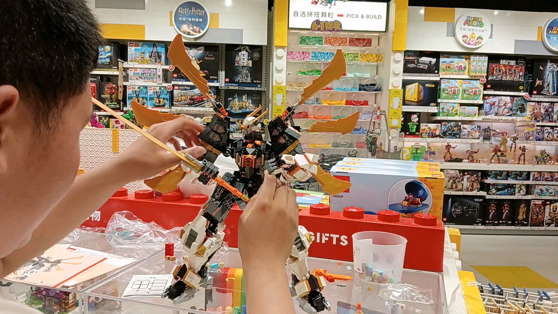 乐高幻影忍者新品机甲和龙真的很帅