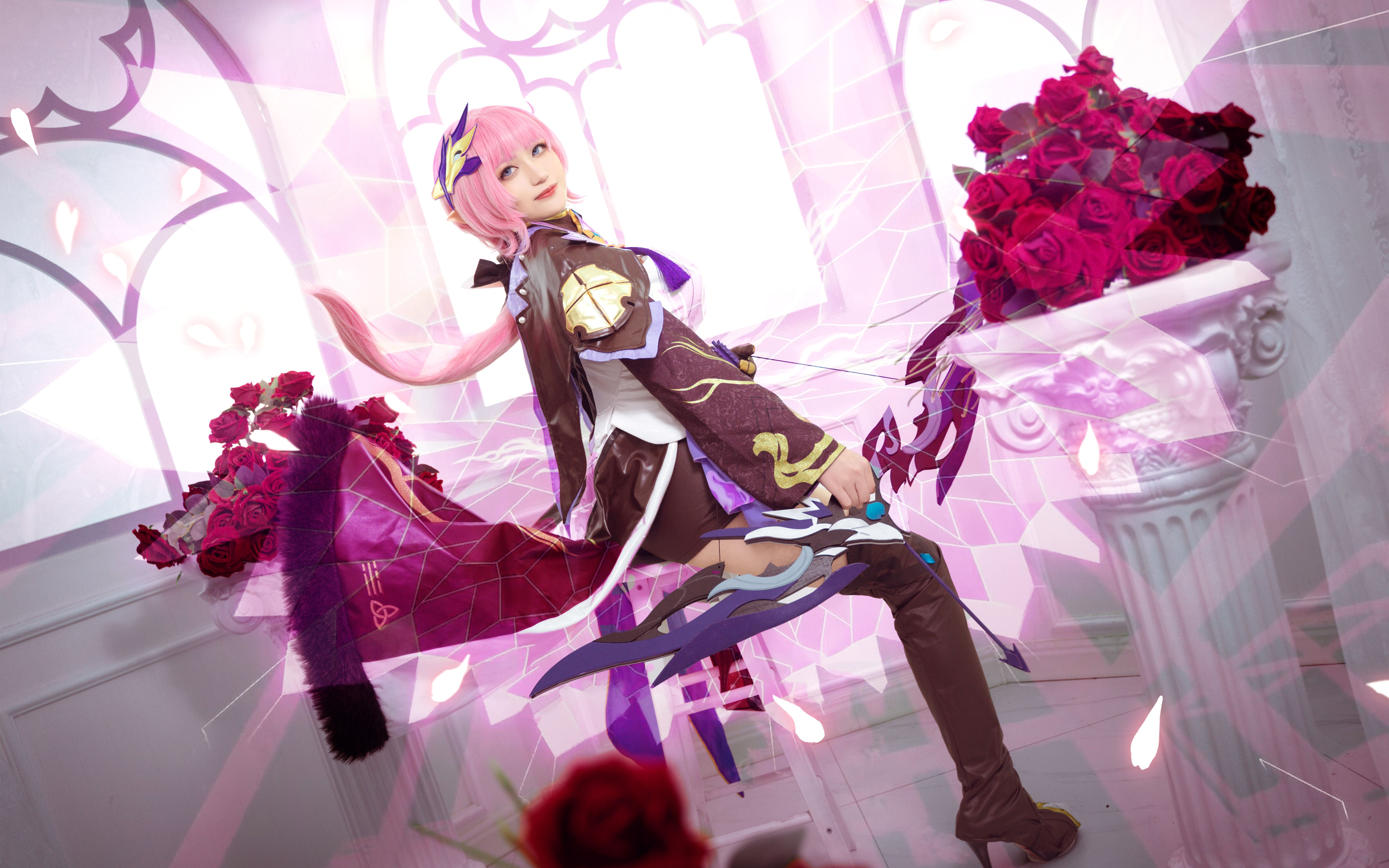 崩坏三粉色妖精小姐爱莉希雅cos正片(520特典初始篇