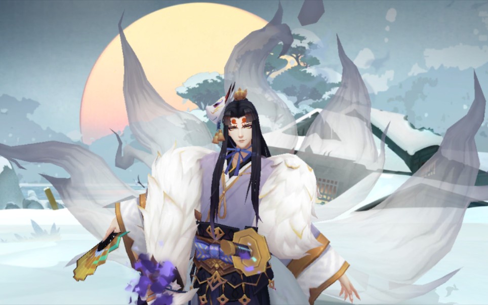 阴阳师  玉藻前手办皮肤净魂狐焰原版