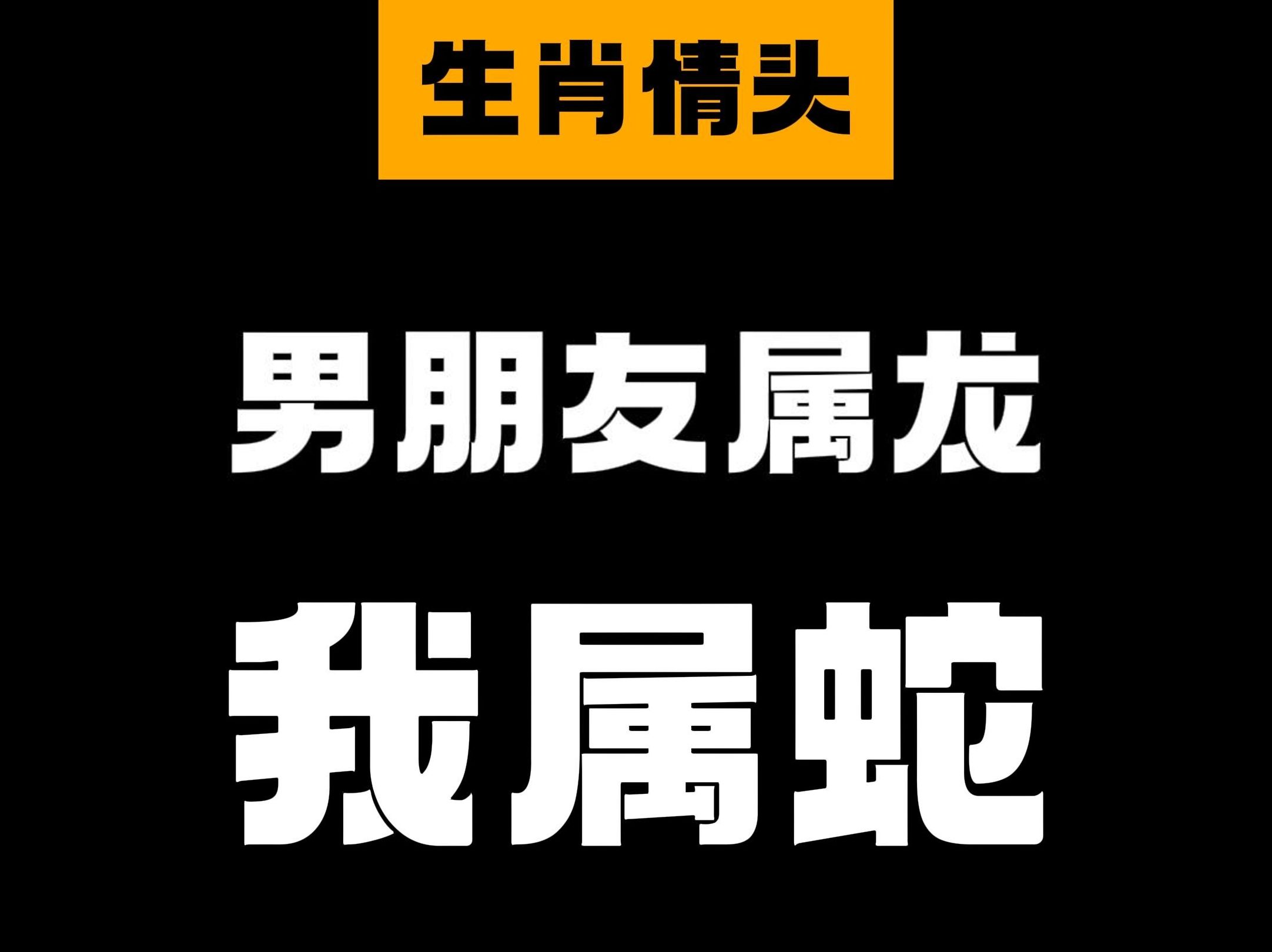 生肖家族情头|龙宝和四眼蛇妹春日情头哔哩哔哩bilibili