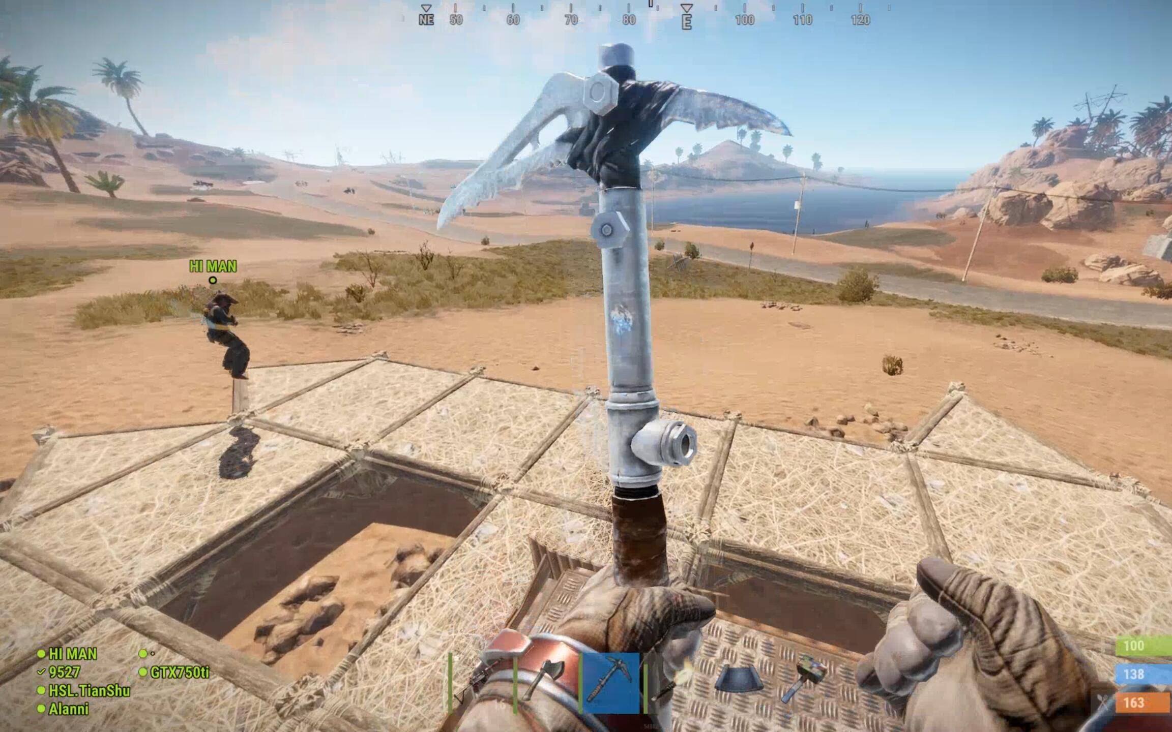 腐蚀生存篇13-3千笑rust游戏实况 建家