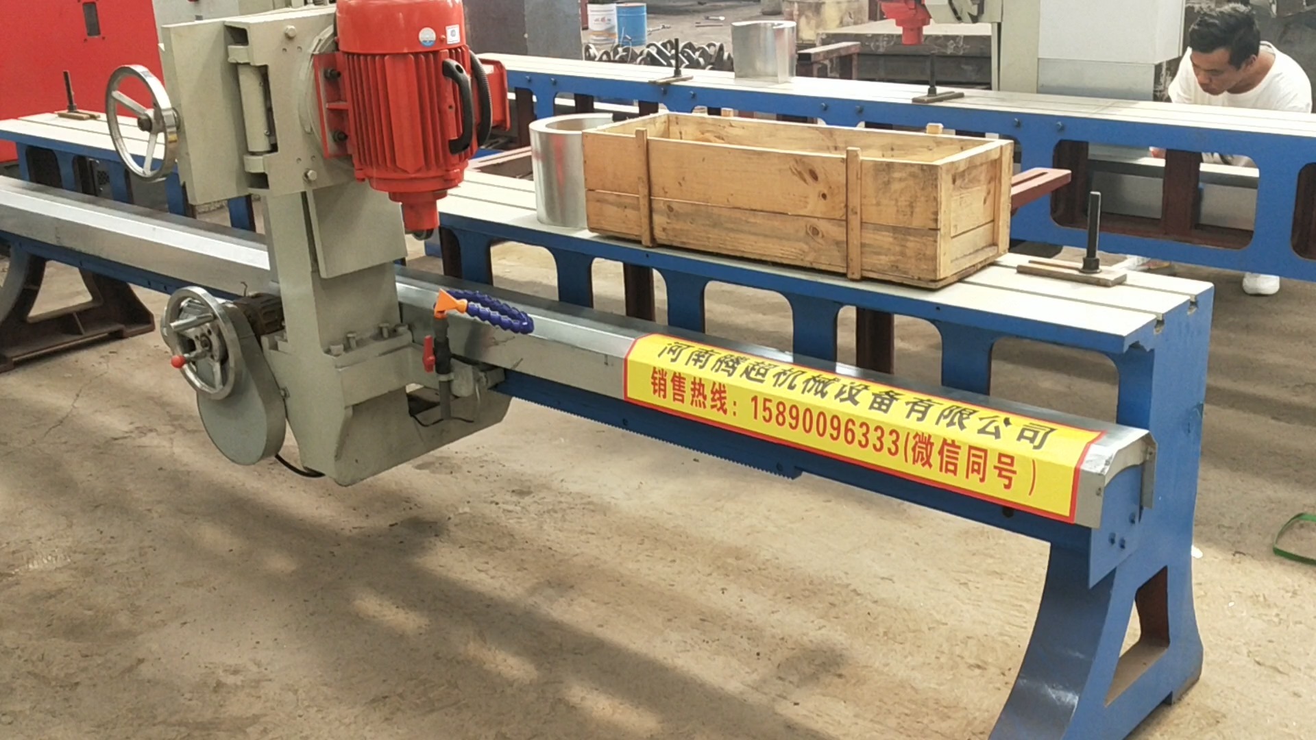 全自动石材磨边机可曲线磨直角磨,机头可旋转,销售台式石材磨边机