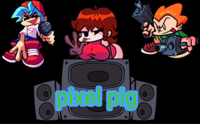 【神曲】pixelpig,但是是BF和pico一起唱