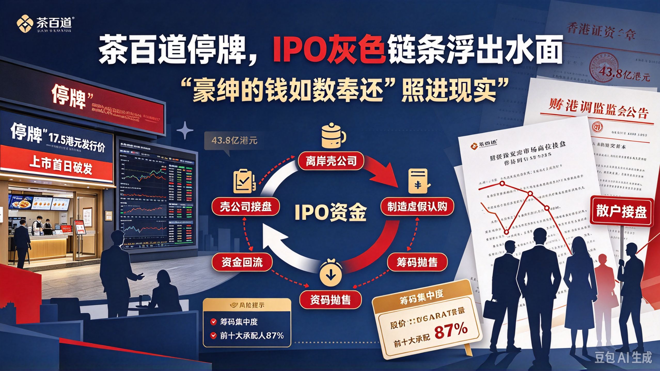 茶百道停牌，IPO 灰色链条浮出水面