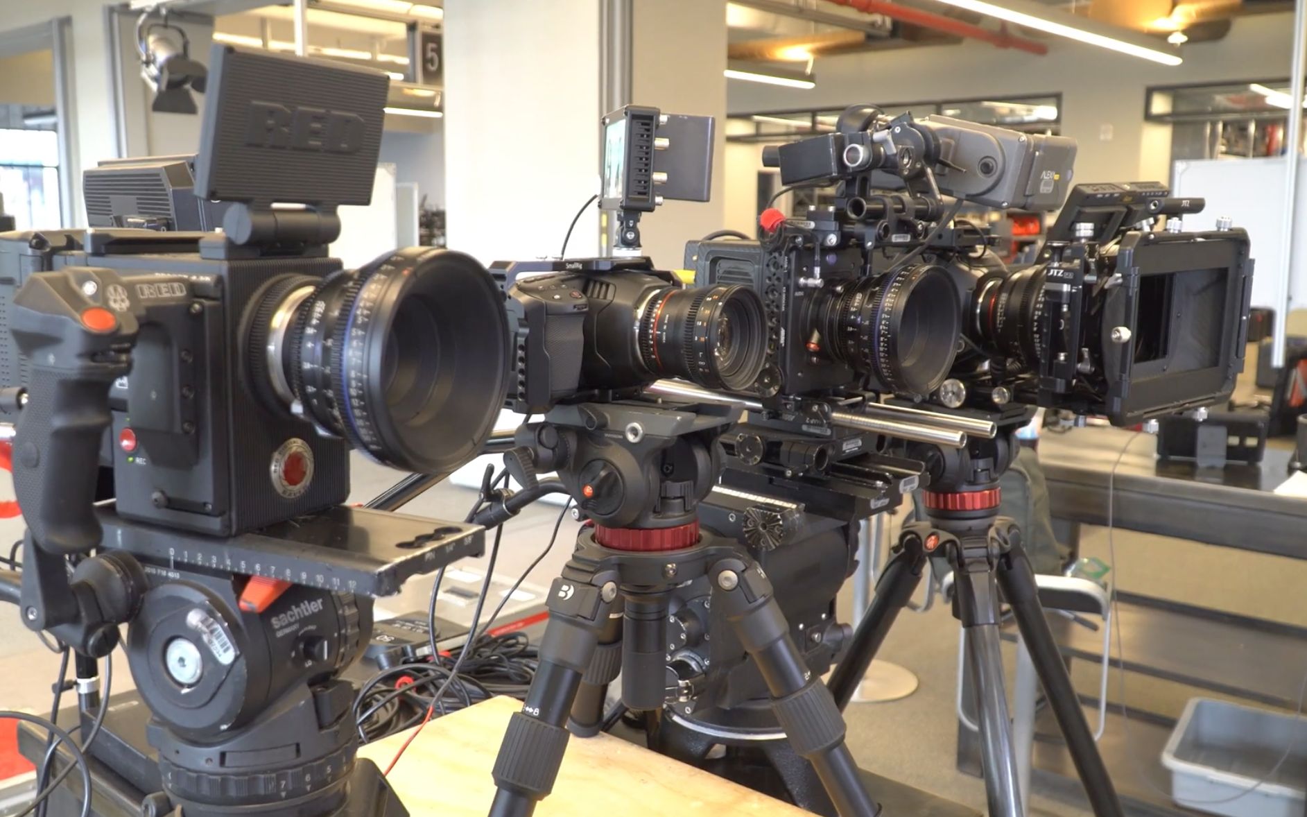 实测对比bmpcc 6k & alexa mini & ursa & red raven