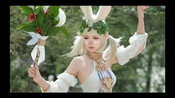 【ff14】来自法诺村的兔娘(?衣服是diy的赤麻治愈套哔哩哔哩bilibili