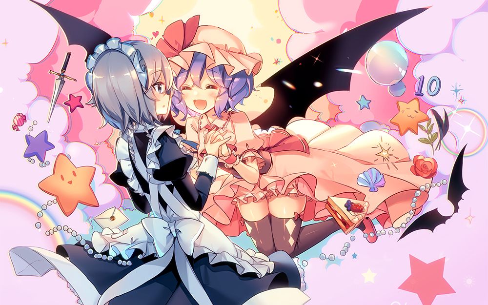 东方永夜抄红魔组easy难度b线no miss 12.93亿