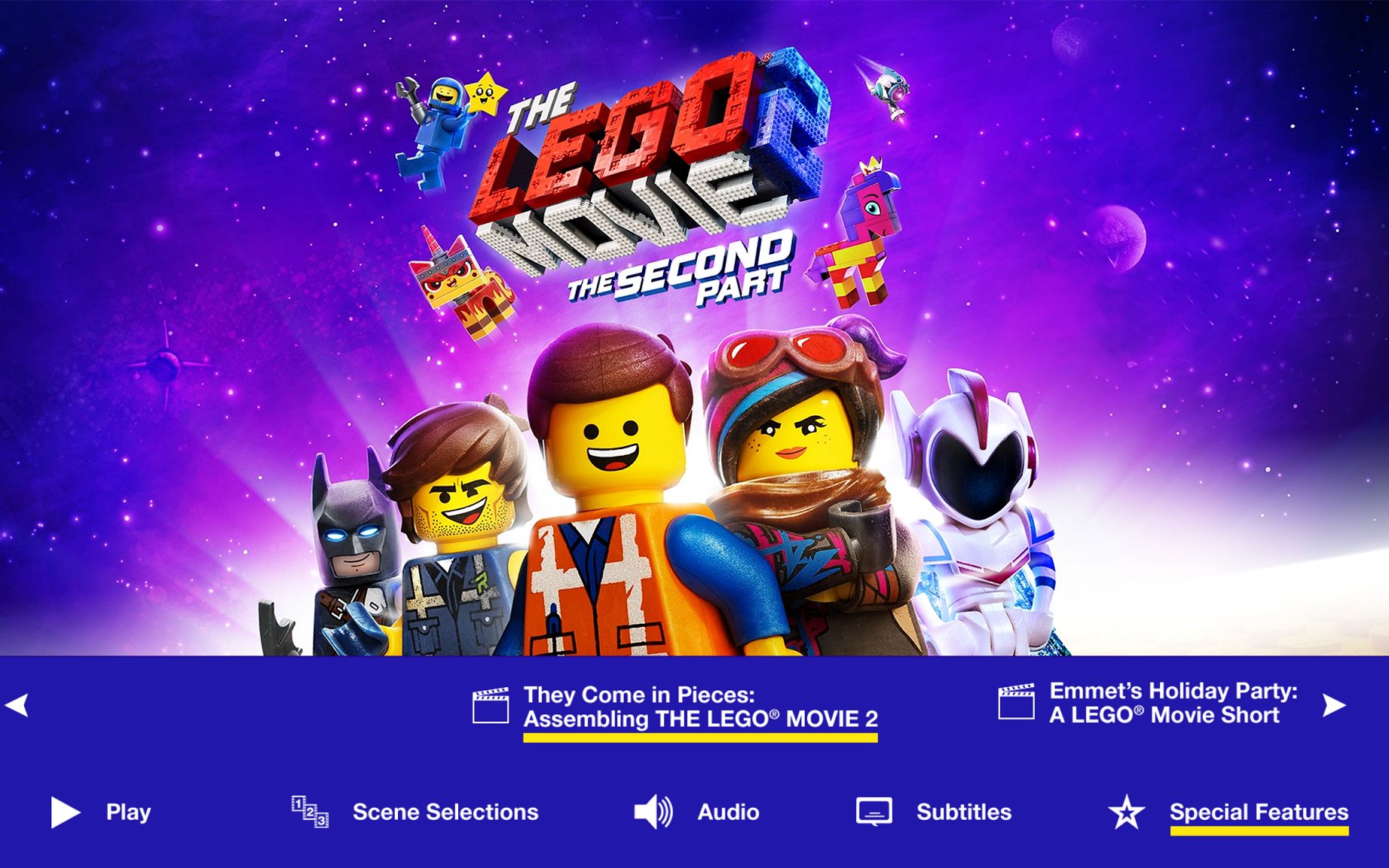 they come in pieces;assembling the lego movie 2