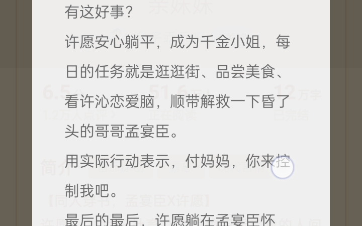 【我的人间烟火系列小说】hh,穿成许沁的亲妹妹许愿?!哔哩哔哩bilibili