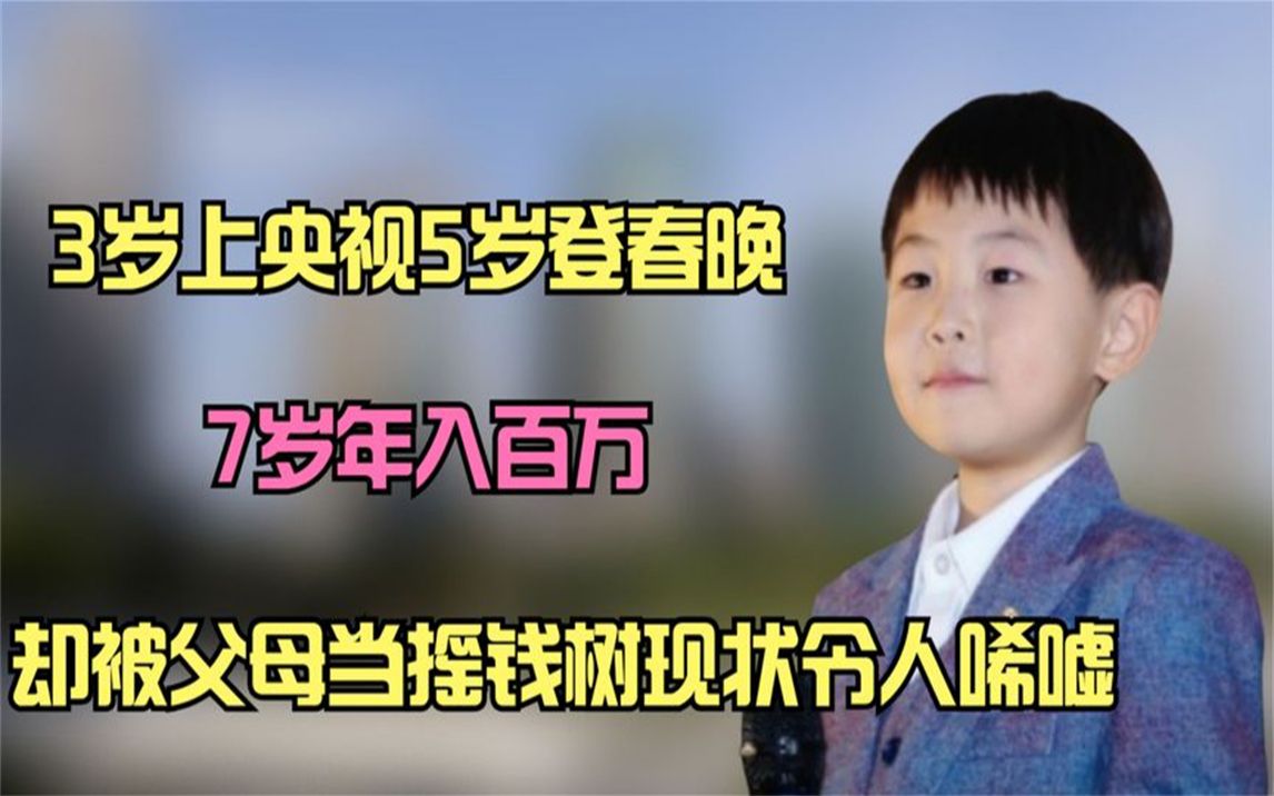 神童张峻豪:3岁爆火后登上春晚,7岁年入百万,现状却令人唏嘘
