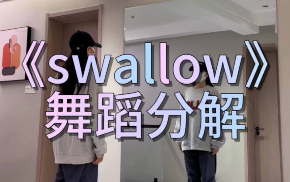 《swallow》舞蹈分解哔哩哔哩bilibili