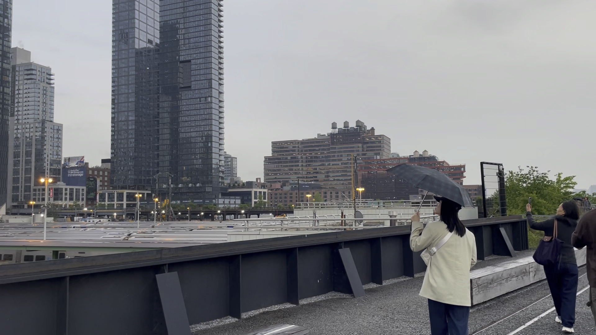 哈德逊河,高线公园起点.